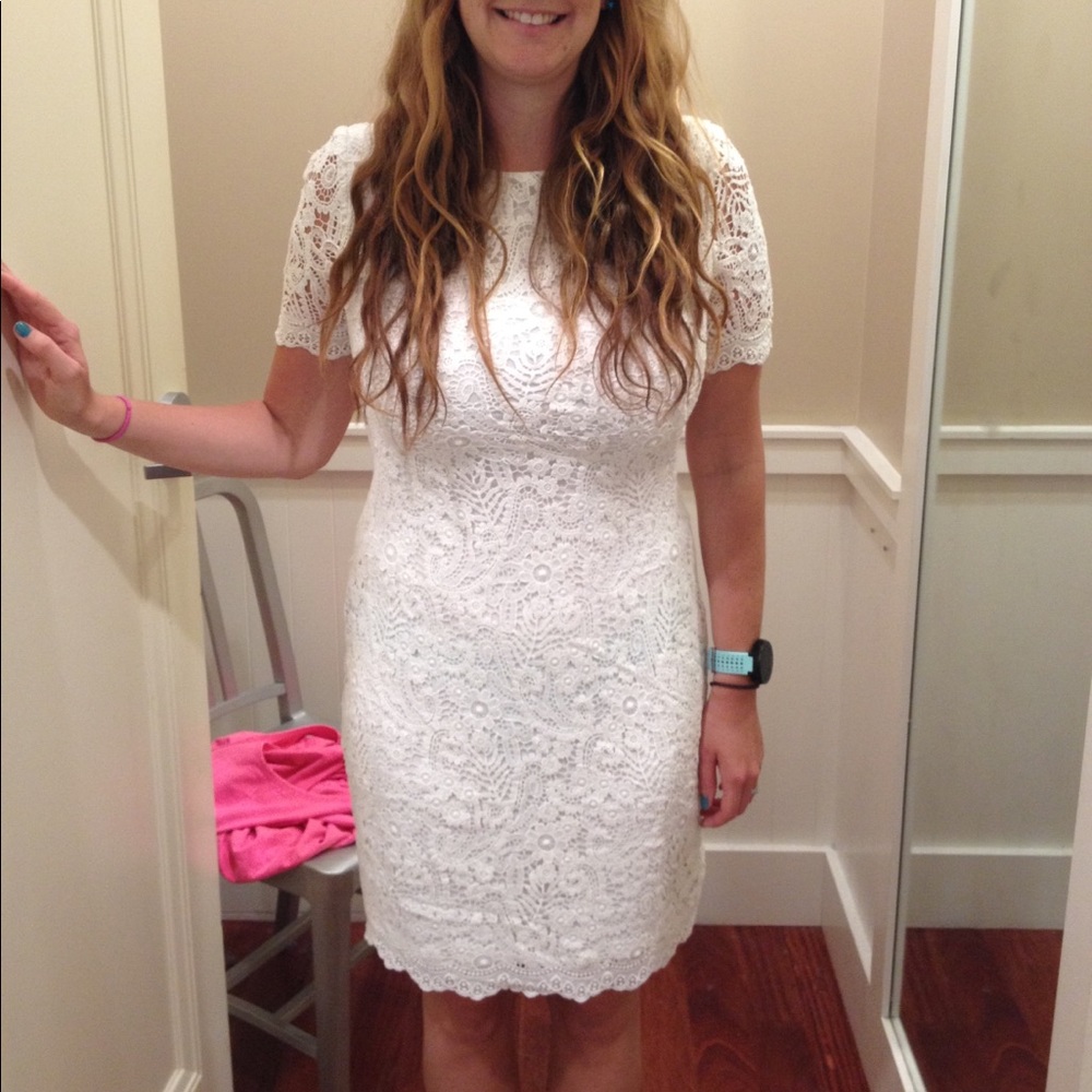 Ralph Lauren White lace dress size 6